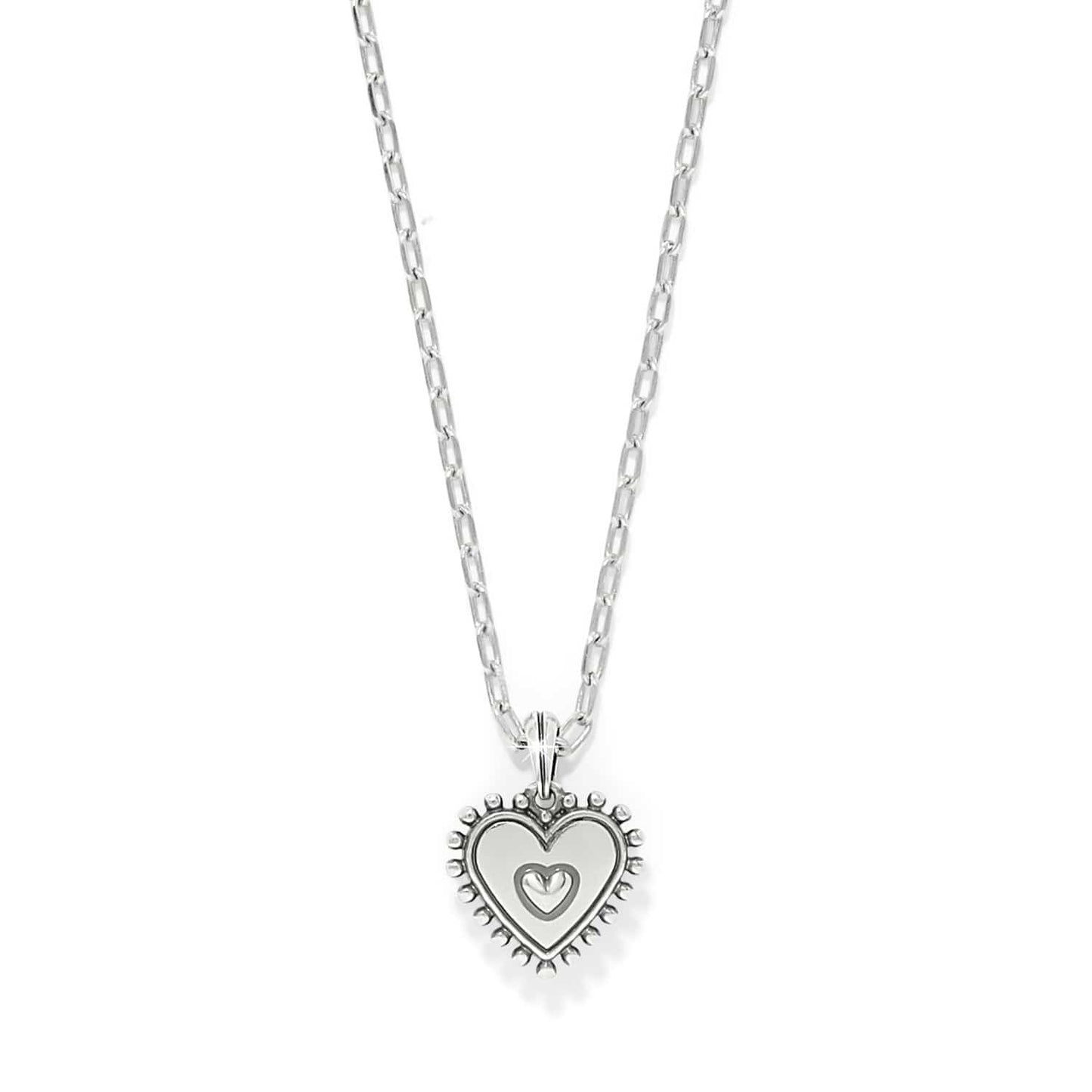 Brighton Pretty Tough Amour Heart Necklace