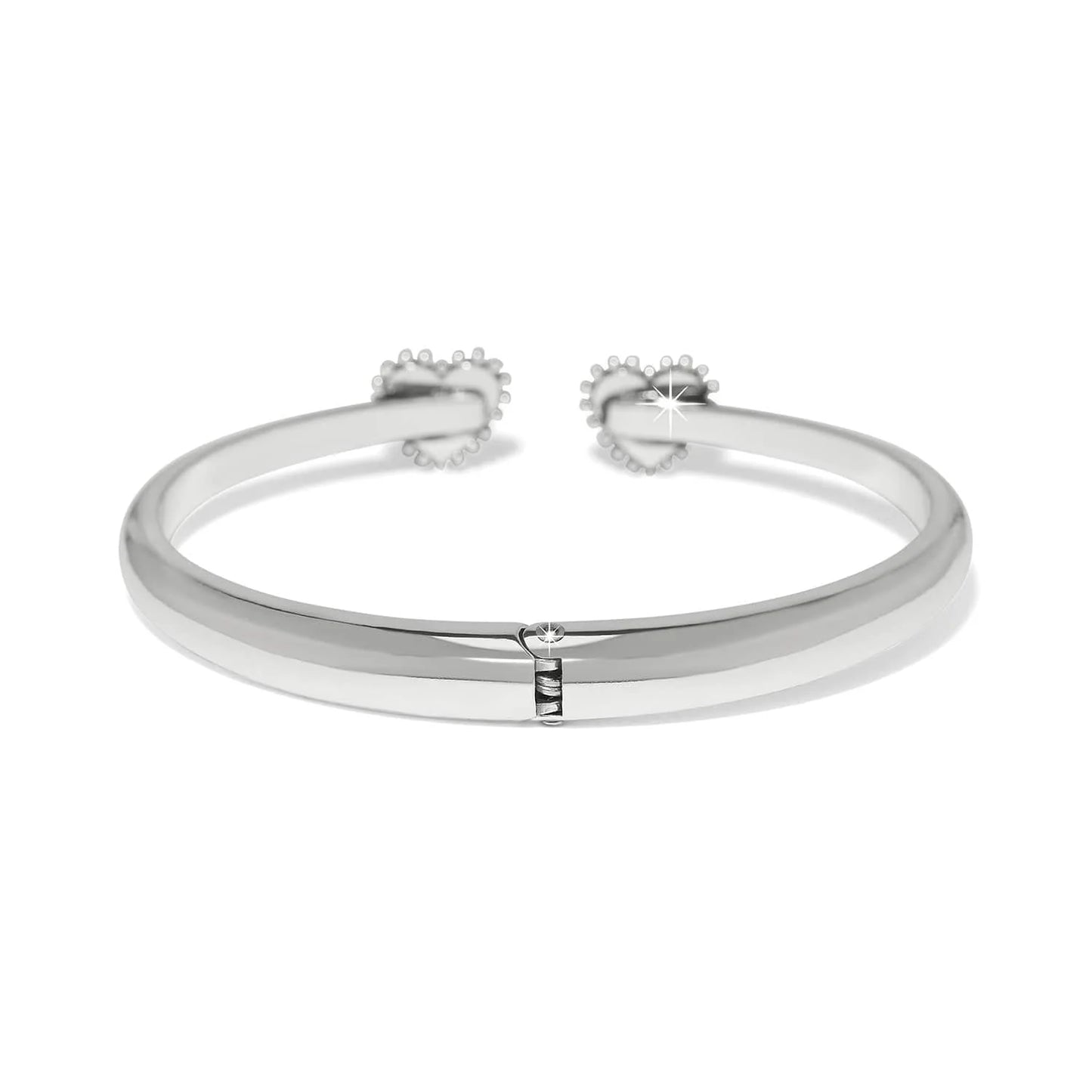 Pretty Tough Amour Heart Open Hinged Bangle
