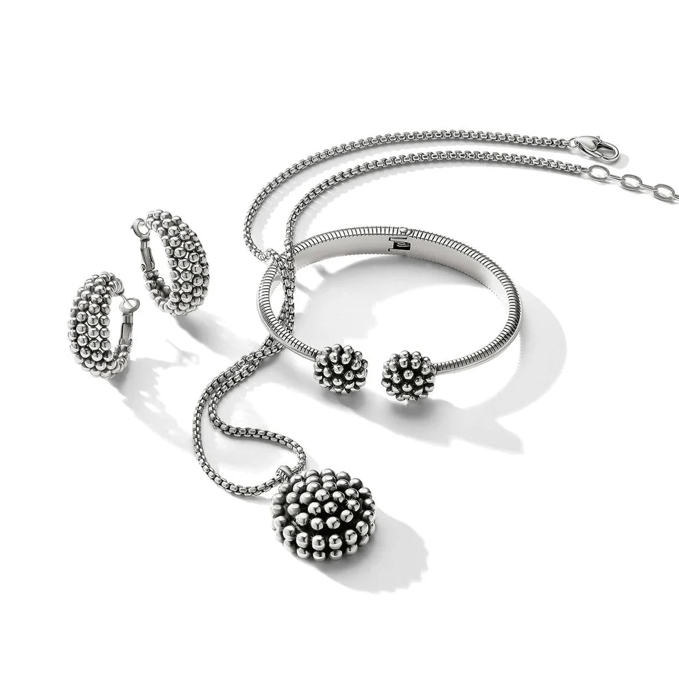 Brighton Pretty Tough Blossom Hoop Earrings