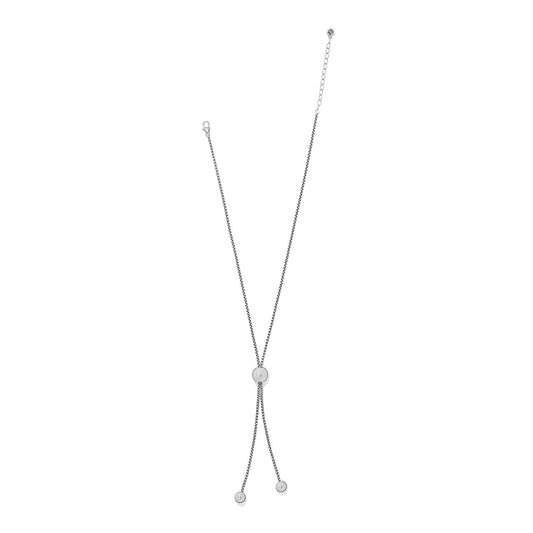 Brighton Pretty Tough Bold Stud Lariate Necklace