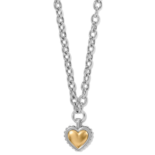 Brighton Pretty Tough Bold Two Tone Necklace