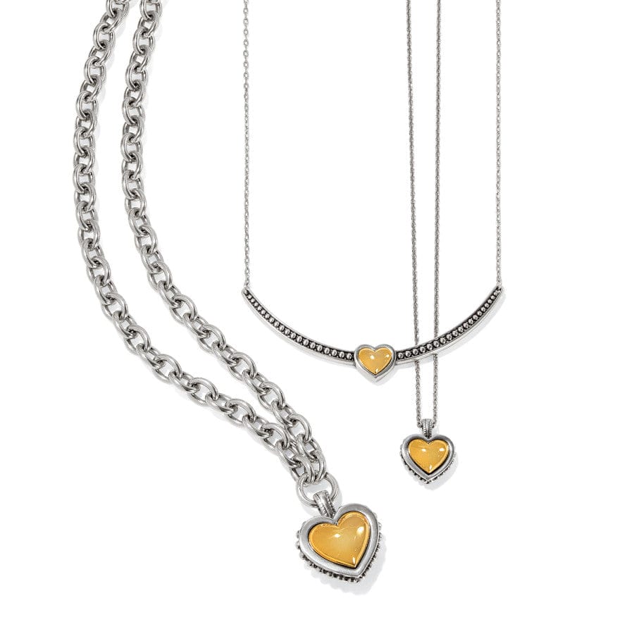 Brighton Pretty Tough Bold Two Tone Necklace