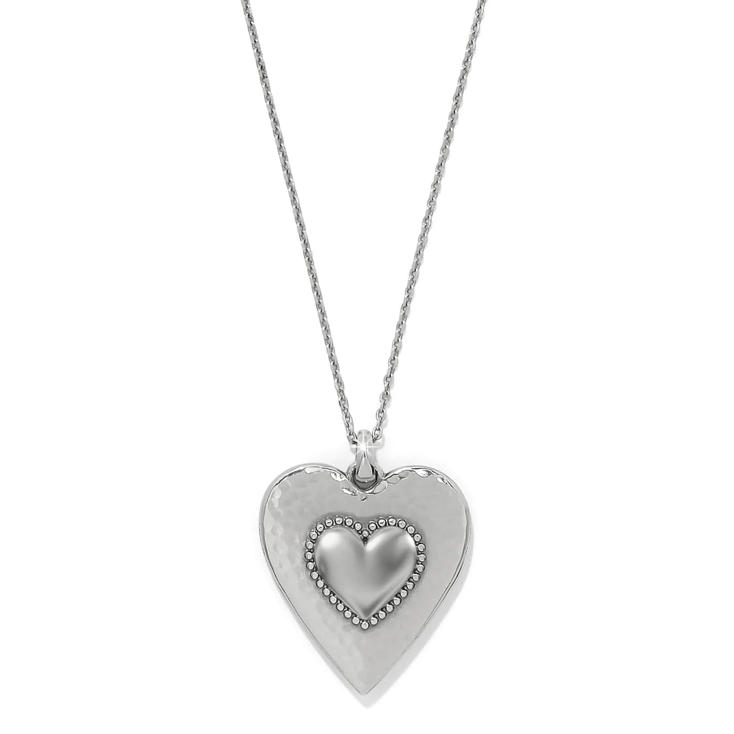 Brighton Pretty Tough Gem Heart Necklace