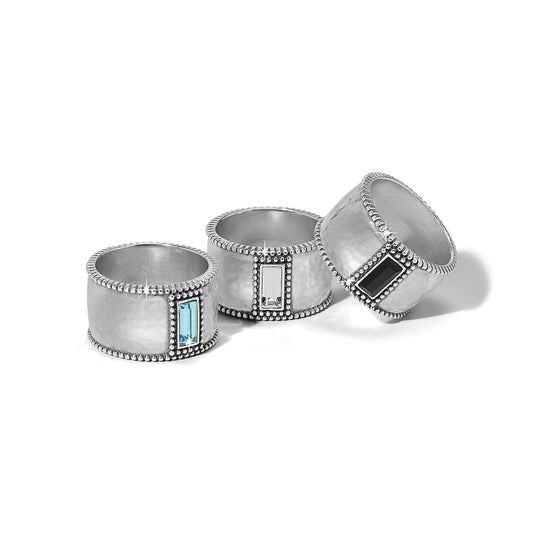 Brighton Pretty Tough Gem Wide Band Ring (Multiple Styles)