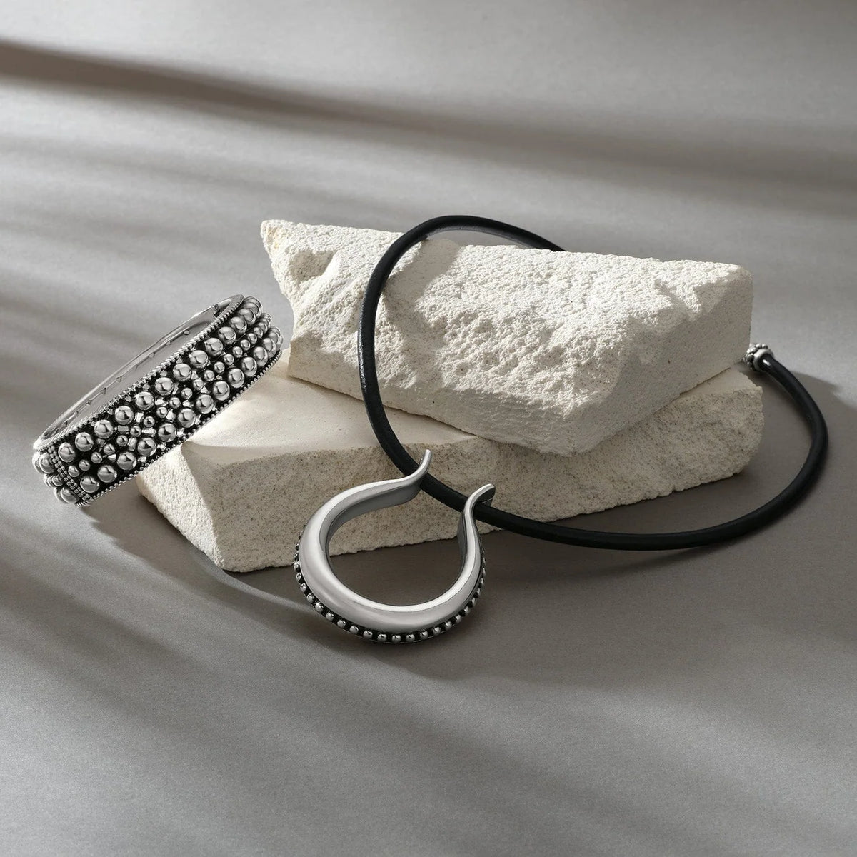 Brighton Tough Pierced Hinge Bangle