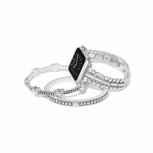 Brighton Pretty Tough Silver Watch Band