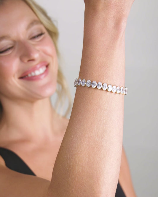 Melinda Maria Hello Gorgeous Tennis Bracelet