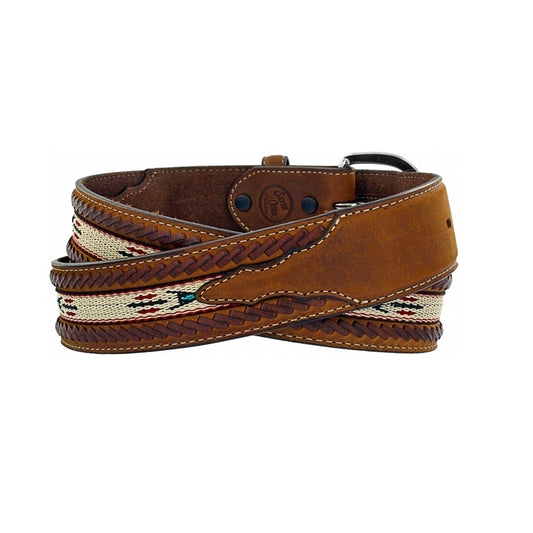 Laced Edge Horse Hair Ribbon Belt