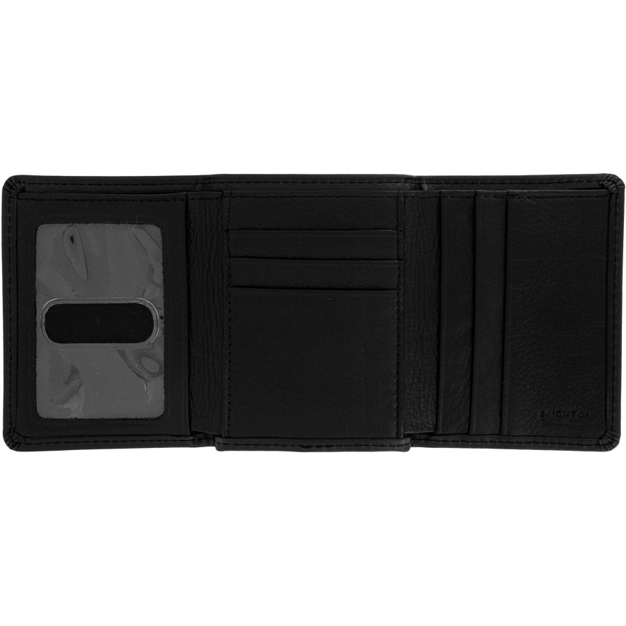 Brighton Brown or Black Forbes Tri-Fold Wallet