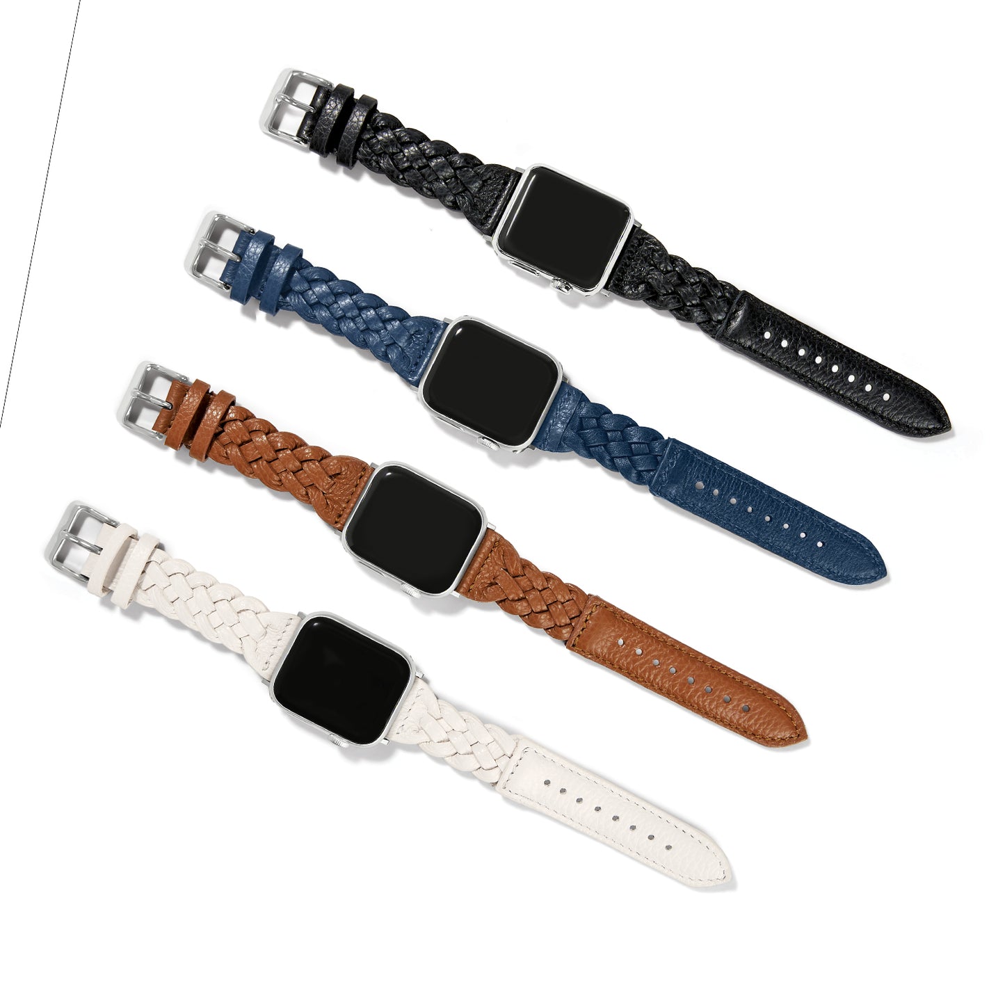 Brighton Sutton Braided Leather Watch Band (multiple colors)