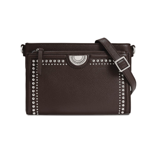 Brighton Jordyn Cross Body Organizer - Cocoa