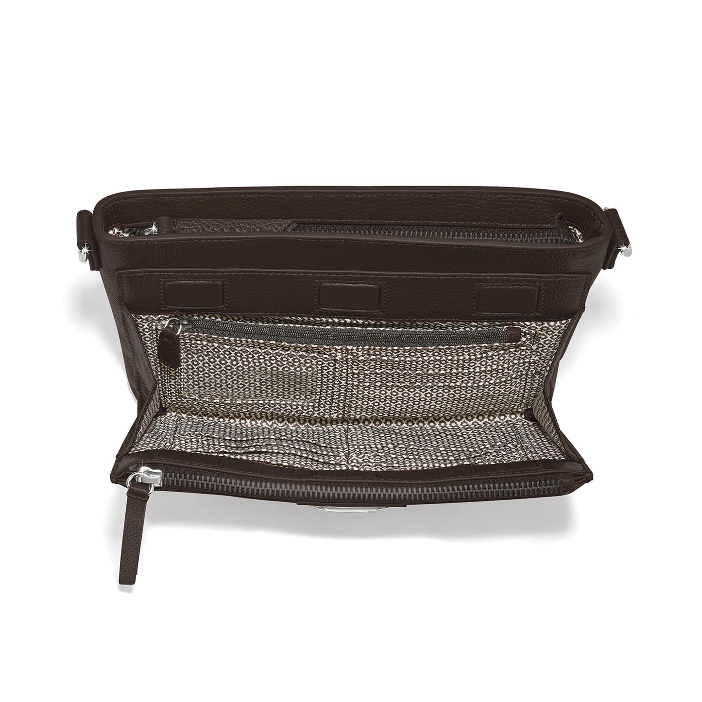 Brighton Jordyn Cross Body Organizer - Cocoa