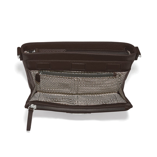 Brighton Jordyn Cross Body Organizer - Cocoa