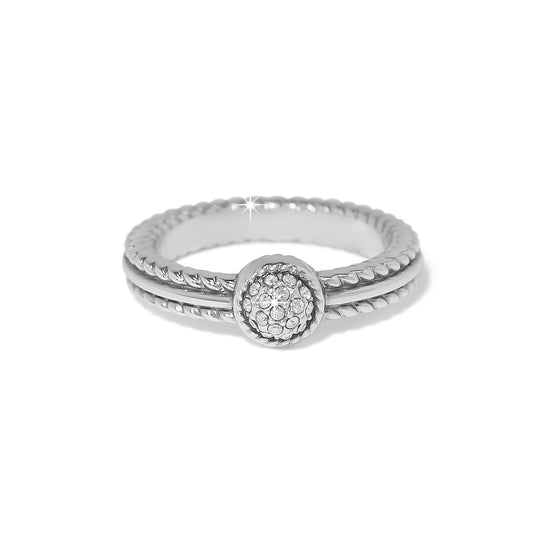 Brighton Silver Illumina Celeste Dome Ring