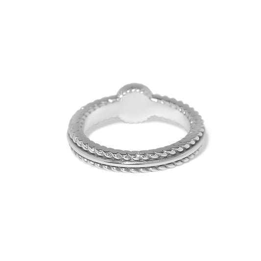 Brighton Silver Illumina Celeste Dome Ring