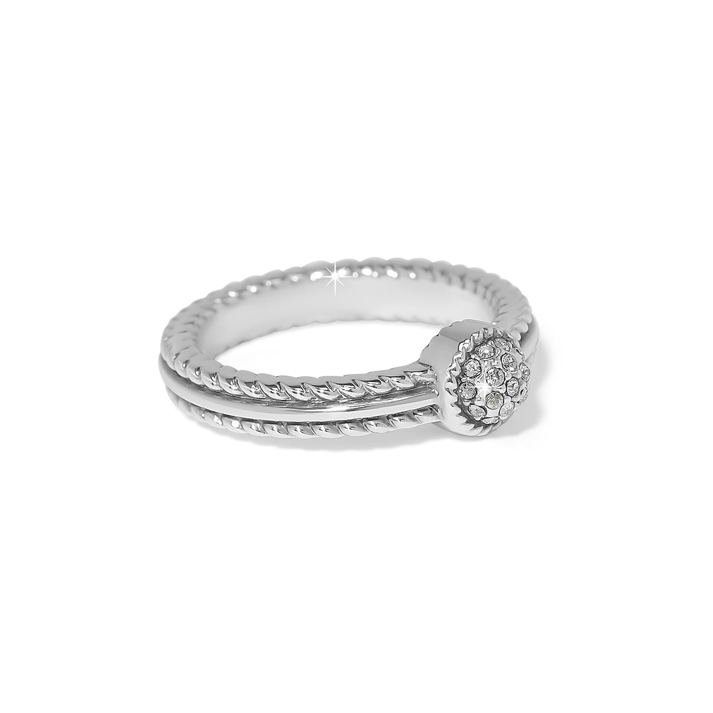 Brighton Silver Illumina Celeste Dome Ring