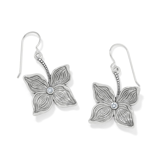 Brighton Everbloom Flower French Wire Earrings