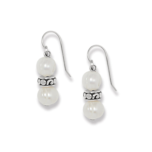 Brighton Contempo Heart Pearl French ire Earrings