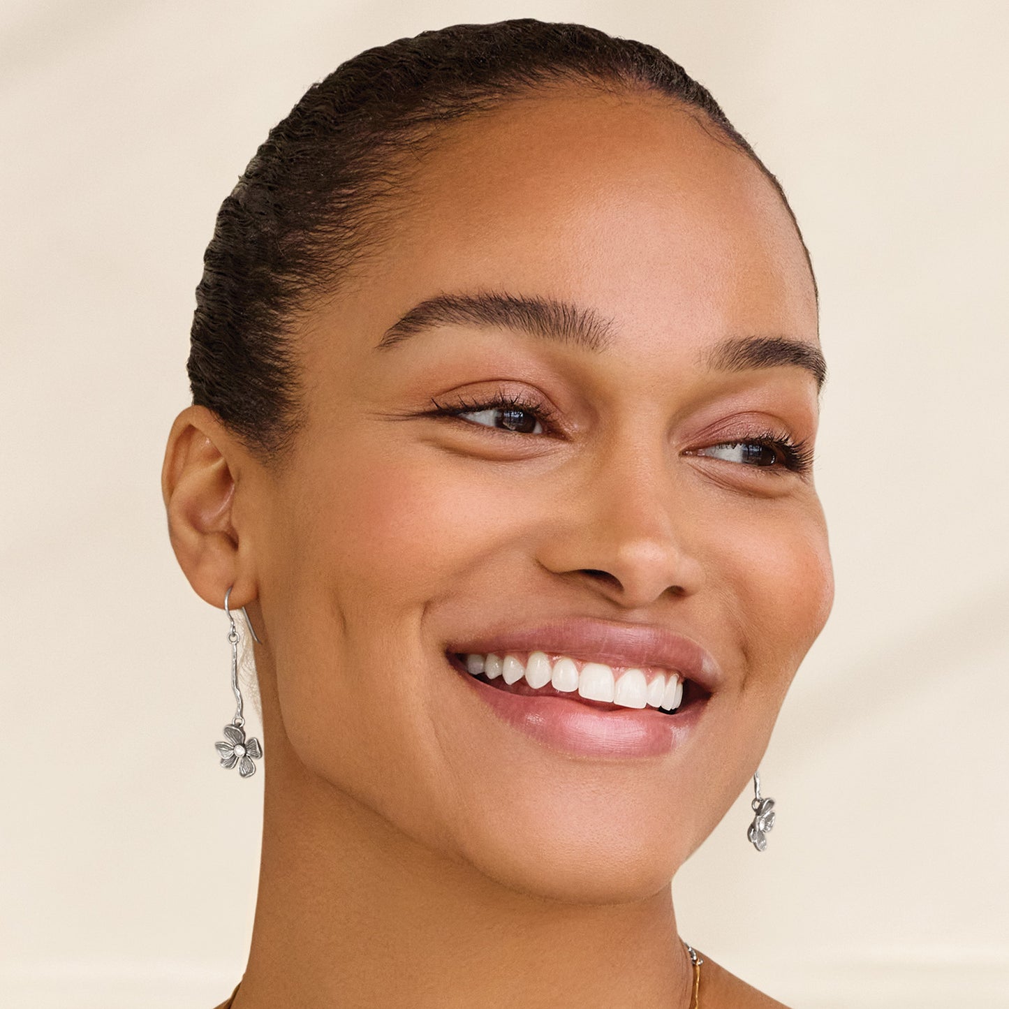 Brighton Everbloom Windflower French Wire Earrings