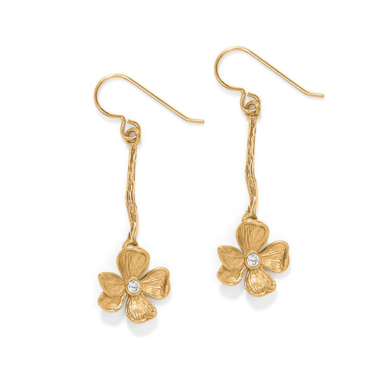 Brighton Everbloom Windflower French Wire Earrings