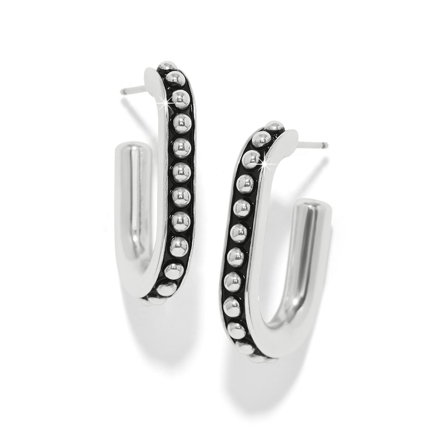 Brighton Pretty Tough Link Hoop Earrings
