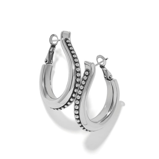 Brighton Pretty Tough Arch Bold Hoop Earrings