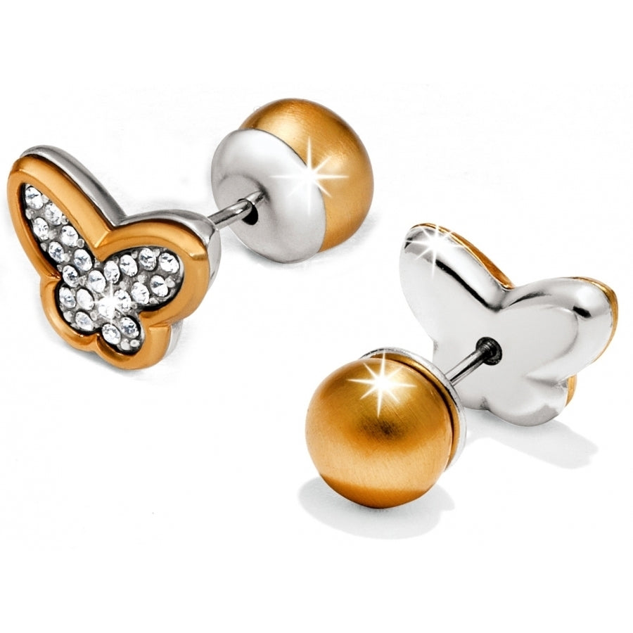 Brighton Massandra Reversible Butterfly Post Earrings