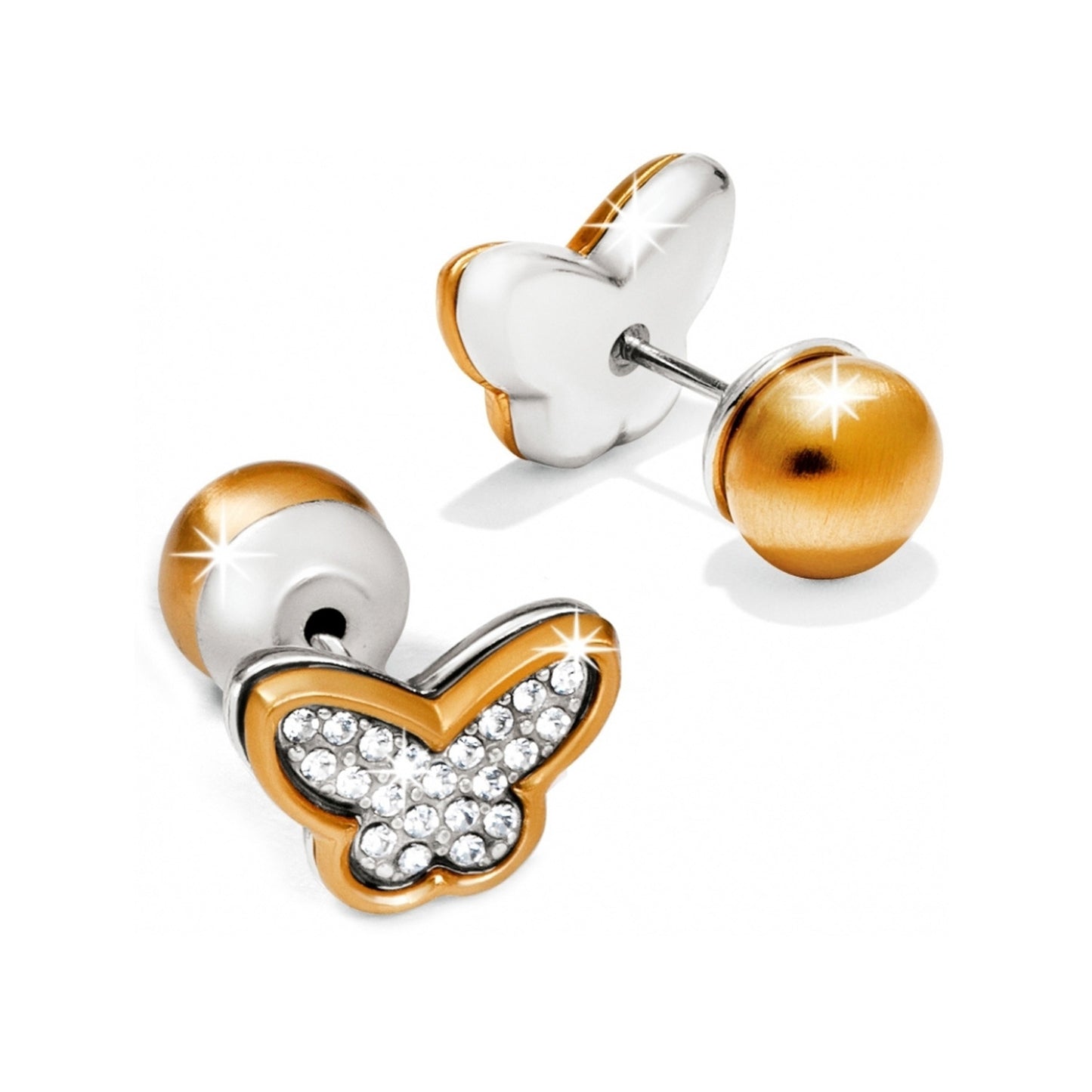 Brighton Massandra Reversible Butterfly Post Earrings