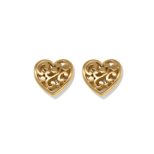 Brighton Contempo Heart Stud Earrings