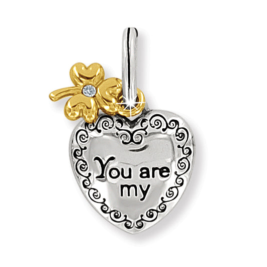 Brighton Lucky Twirl Heart Charm