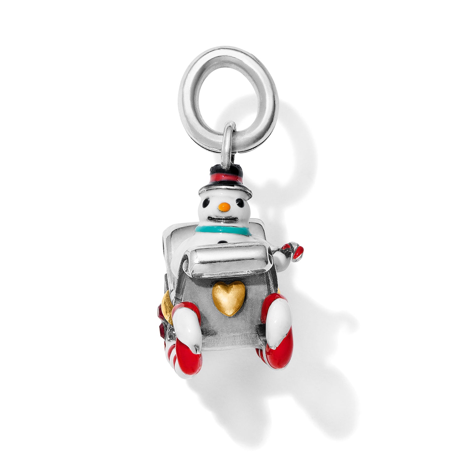 Brighton Snowman Sleigh Charm