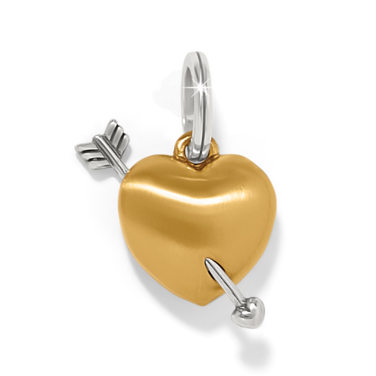 Brighton One Heart Arrow Charm