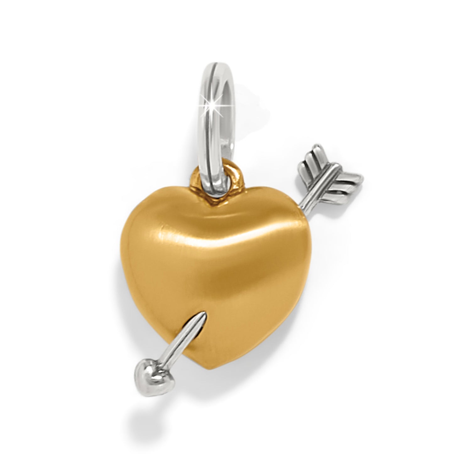 Brighton One Heart Arrow Charm