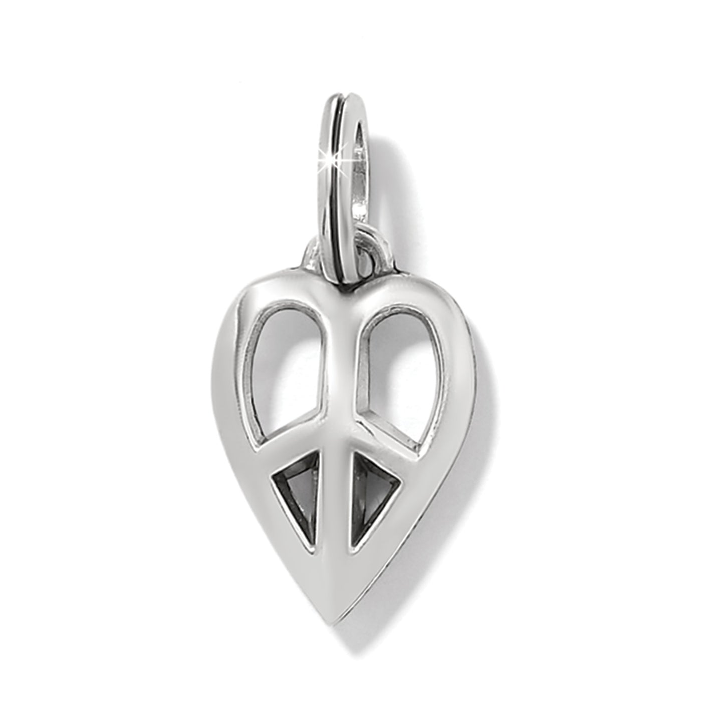 Brighton Peace Heart Charm