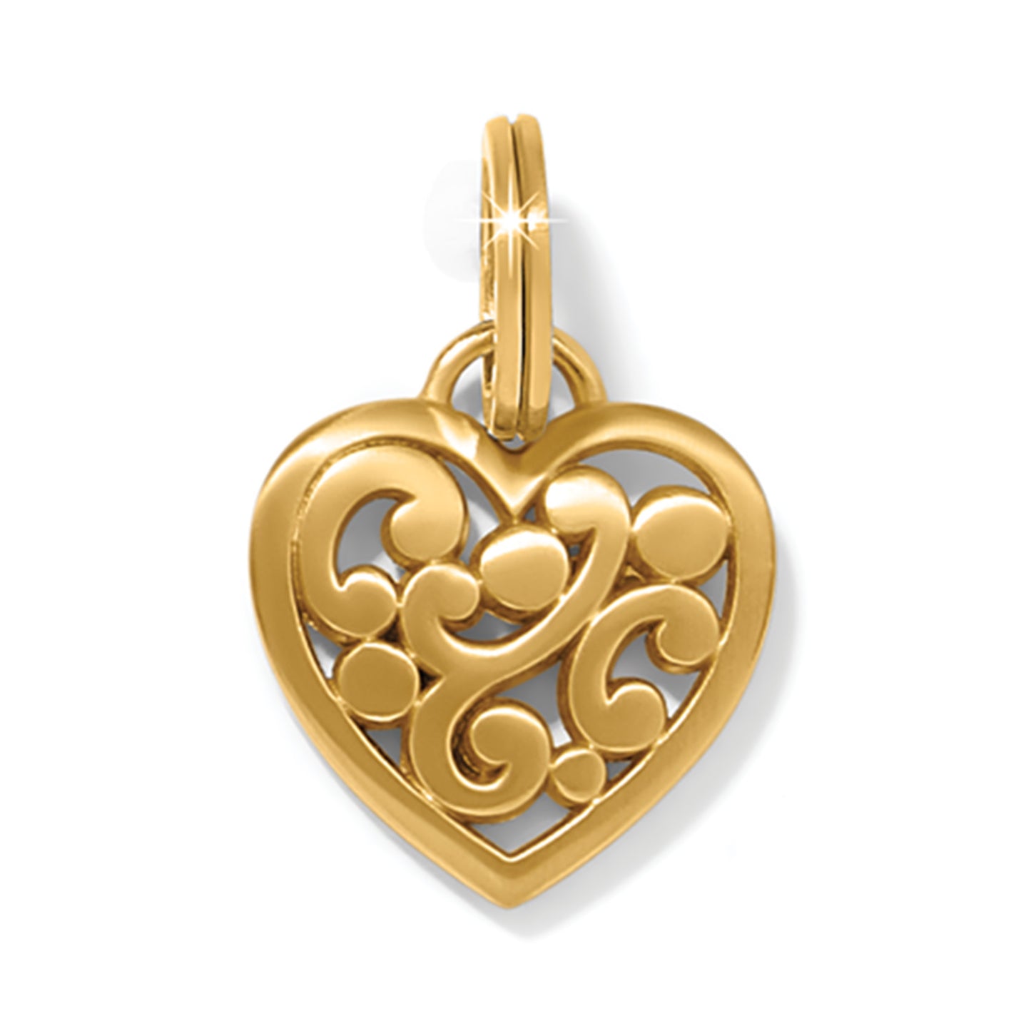 Brighton Contempo Gold Heart Charm