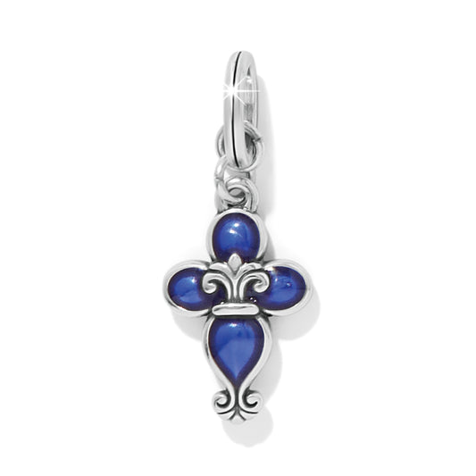 Brighton Fleur Di Lis Cross Charm
