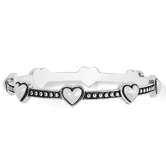 Brighton Pretty Tough Bold Petite Heart Bangle