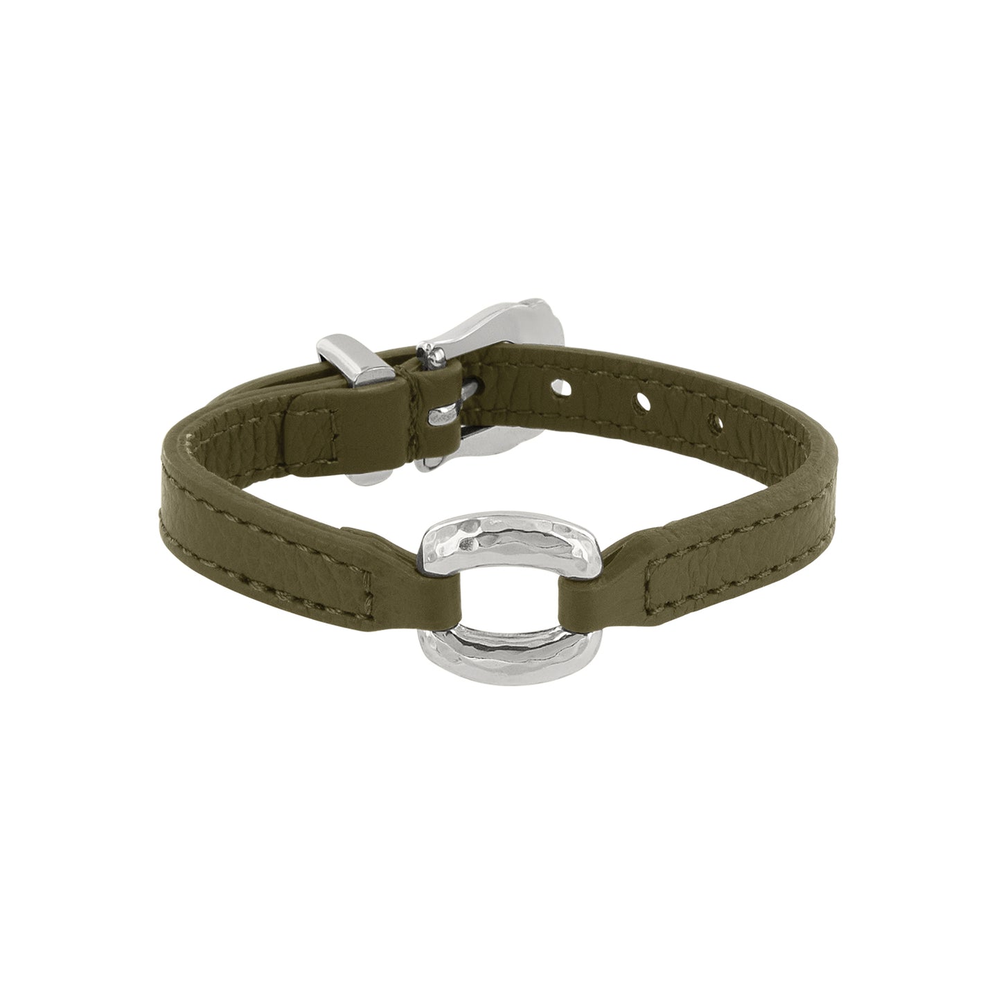 Brighton Timeless Olive Link Bandit Bracelet