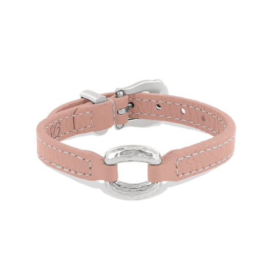 Brighton Timeless Pink Sand Link Bandit Bracelet