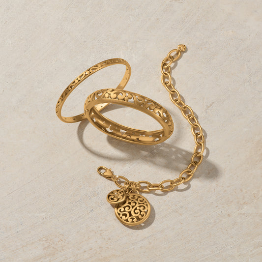 Brighton Ferrara Two Tone Luce Small Pendant Necklace
