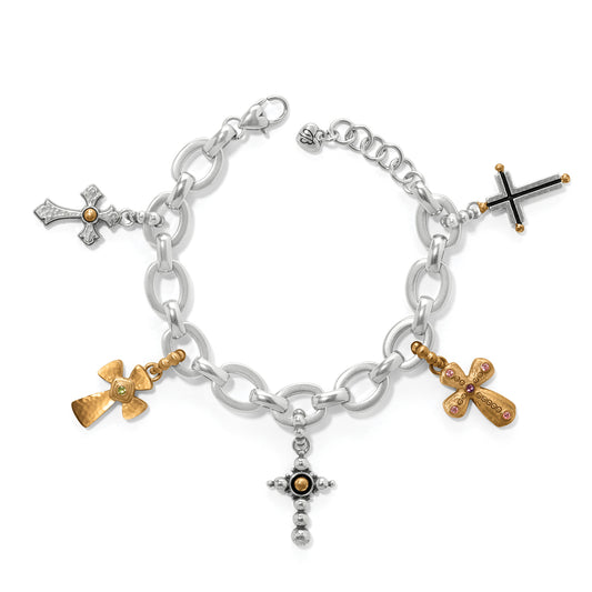 Brighton Majestic Cross Charm Bracelet