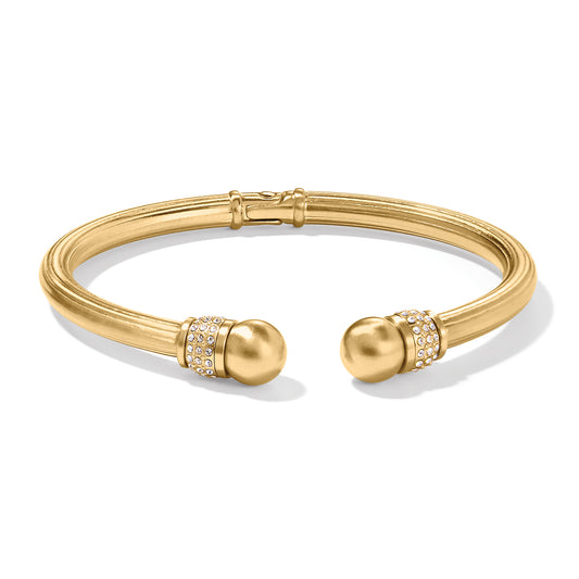 Brighton Meridian Open Hinged Gold Bangle