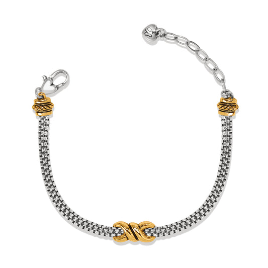 Brighton nterlok Twist Double Chain Bracelet