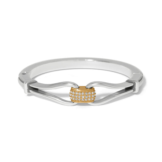 Brighton Two Tone Meridian Classic Hinged Bangle