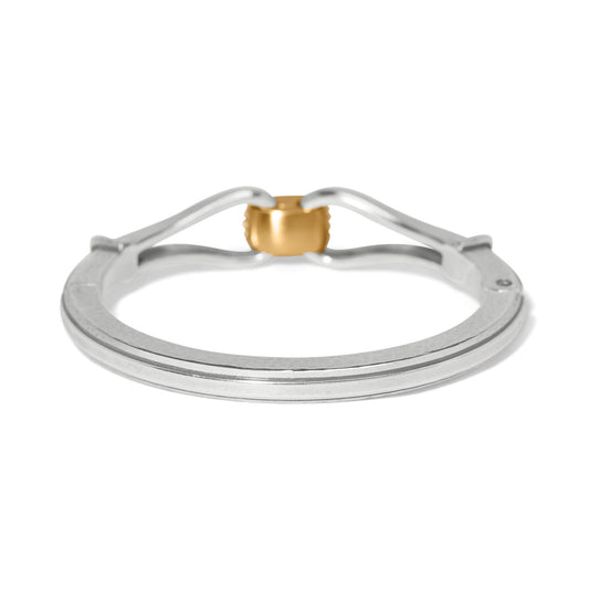 Brighton Two Tone Meridian Classic Hinged Bangle