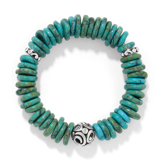 Brighton Contempo Sonora Verde Blue Stretch Bracelet