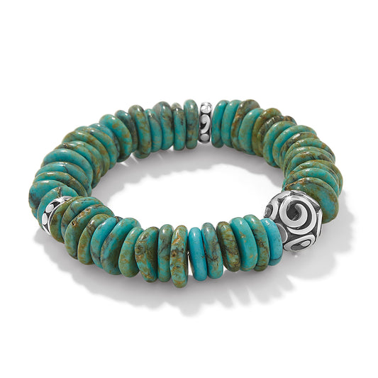 Brighton Contempo Sonora Verde Blue Stretch Bracelet