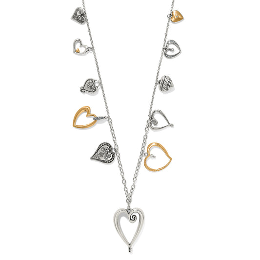 Brighton One Heart Large Long Necklace