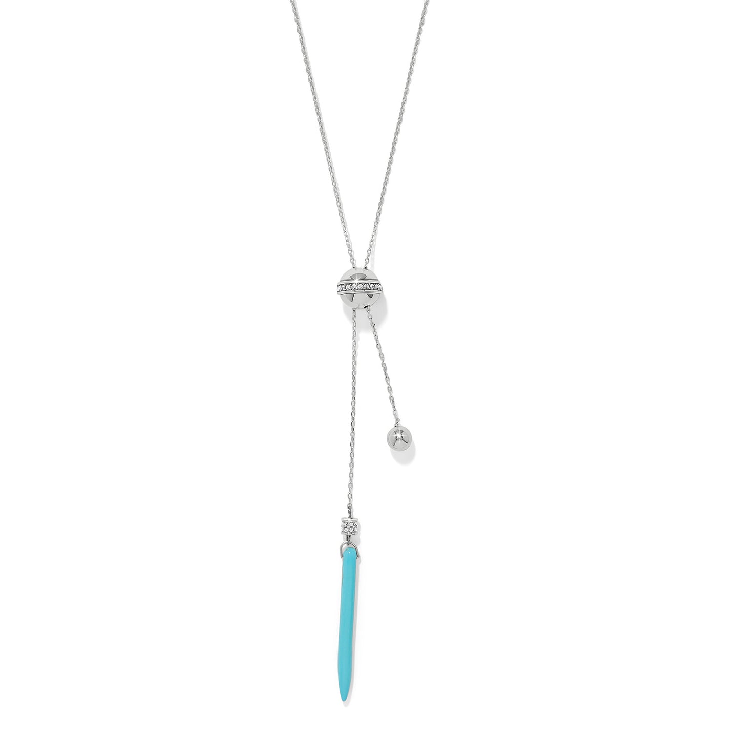 Brighton Meridian Petite Sphere Y Turquoise Necklace