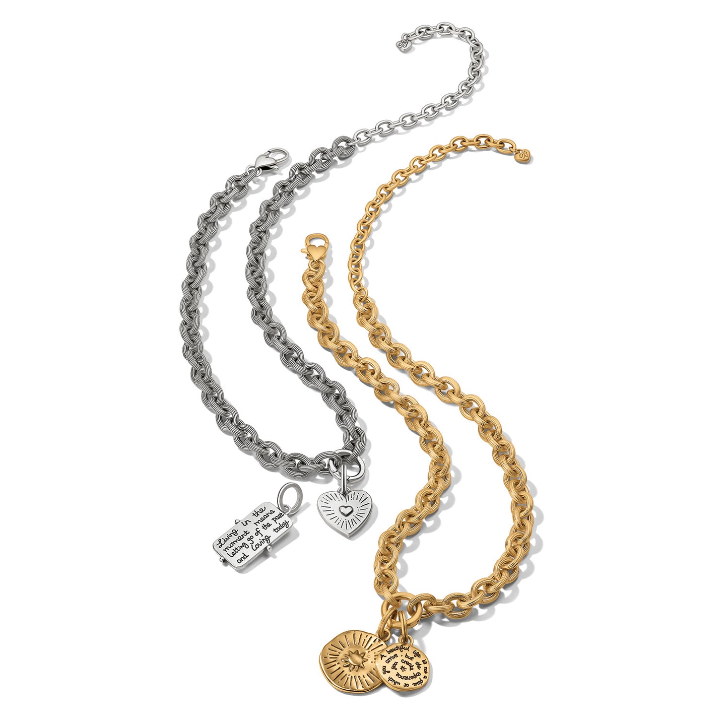 Brighton Token Lavish Link Charm Necklace